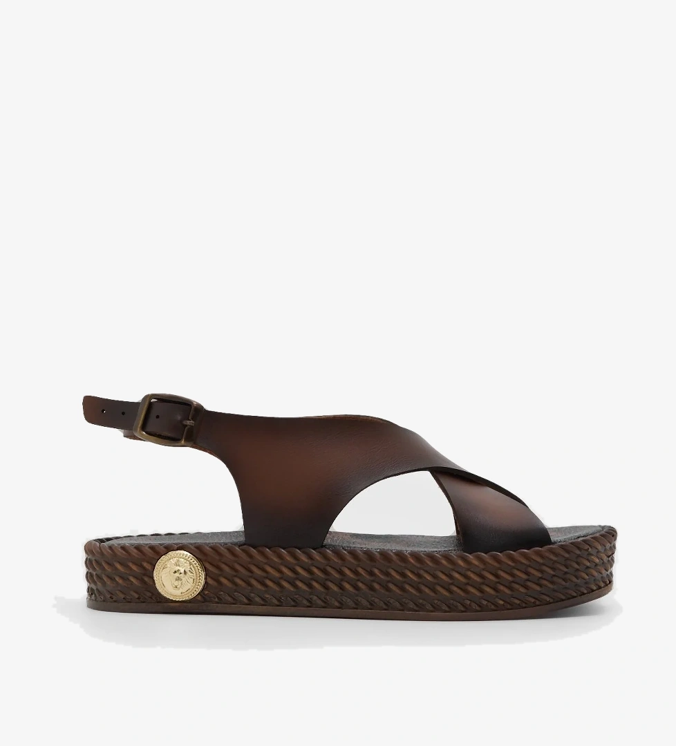 Tonny Black Yeşil Tonny Black Poli Taban Kadın Rahat Çapraz Bantlı Sandalet