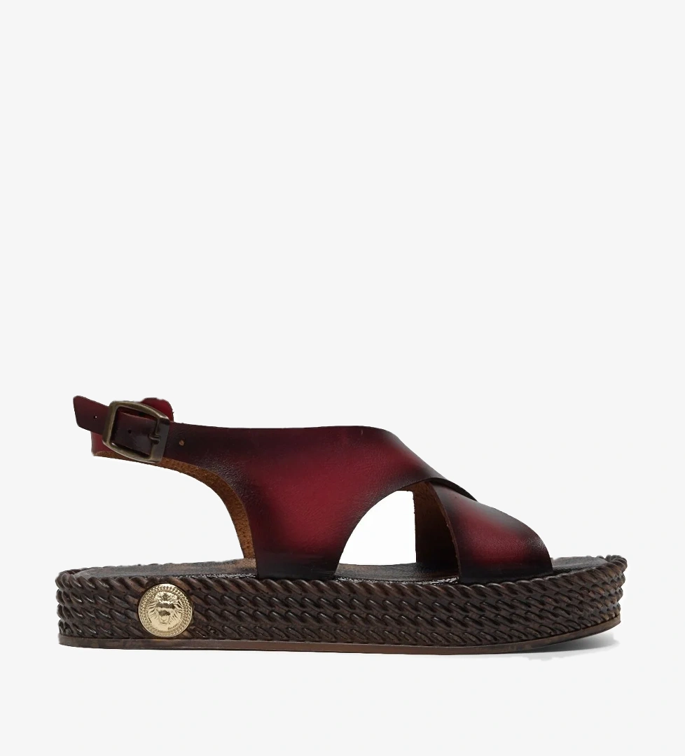 Tonny Black Yeşil Tonny Black Poli Taban Kadın Rahat Çapraz Bantlı Sandalet