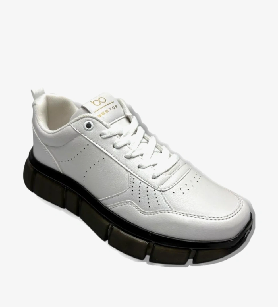BestOf Best Of 2016-26 Cilt Deri Anatomik Bağcıklı Erkek Sneaker