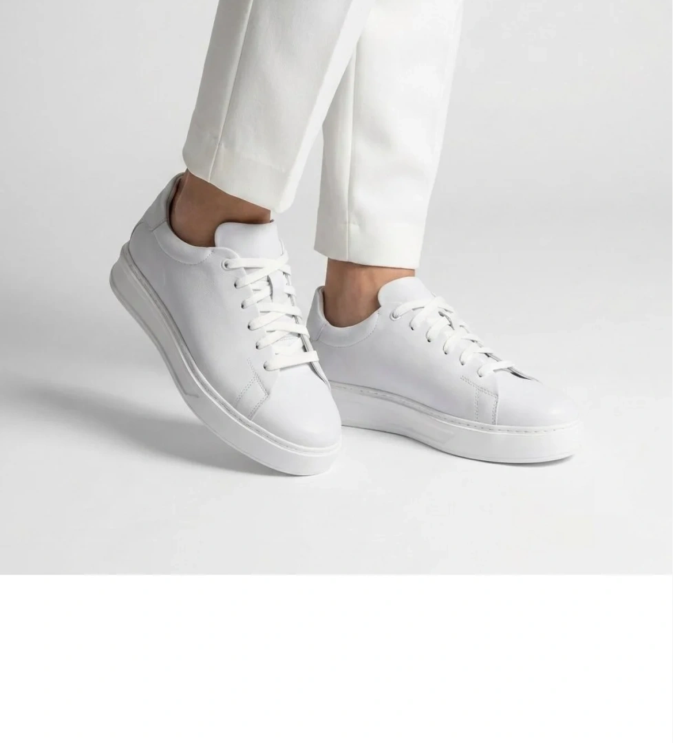 SLOPE Bağcıklı Sade Model Düz Kalın Taban Erkek Sneaker Ayakkabı 614055M