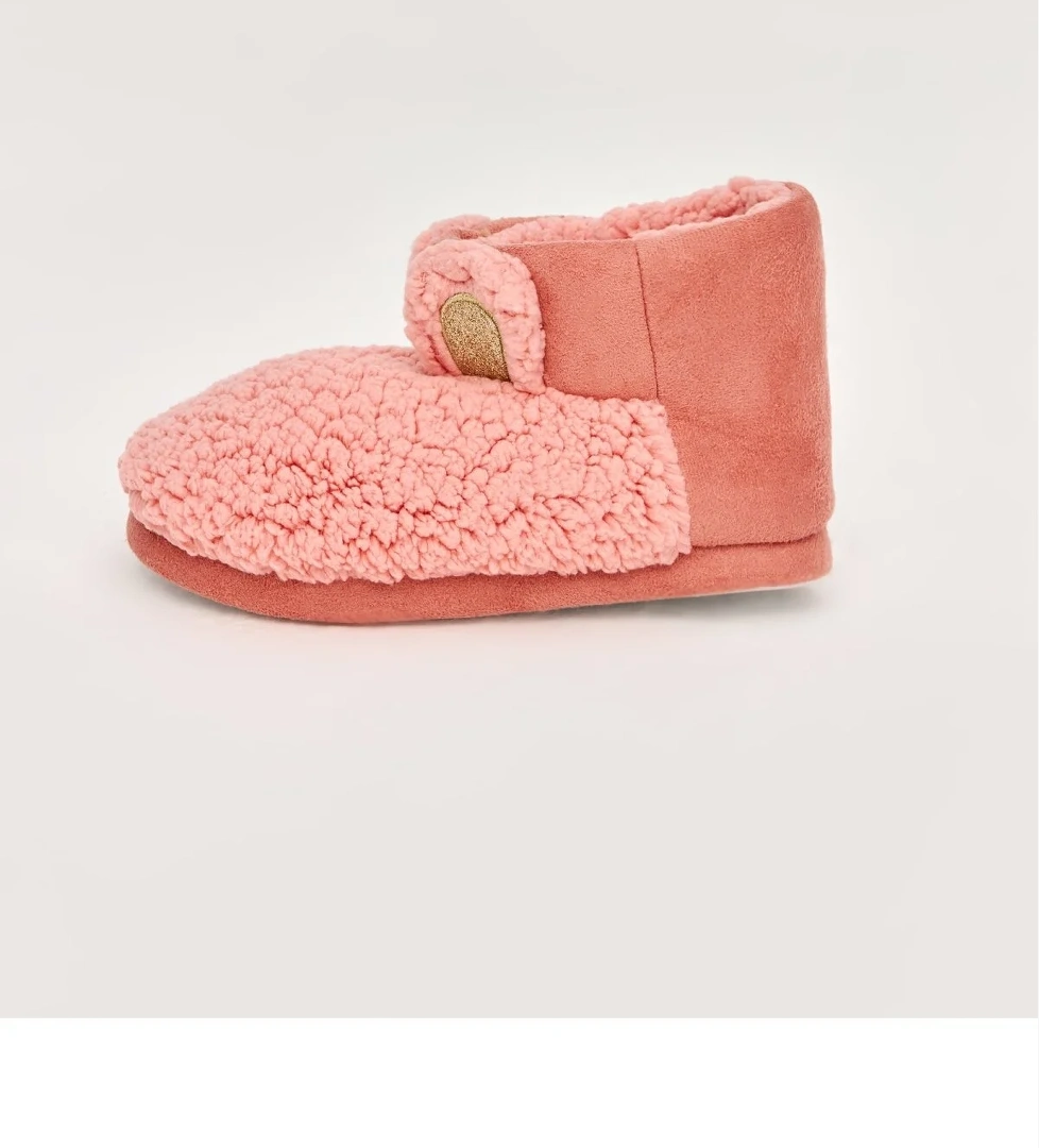 Chirpy Chirpy Pembe Kadın Kulak Figürlü Panduf - MANY Flo'da! Pembe - 1. görsel
