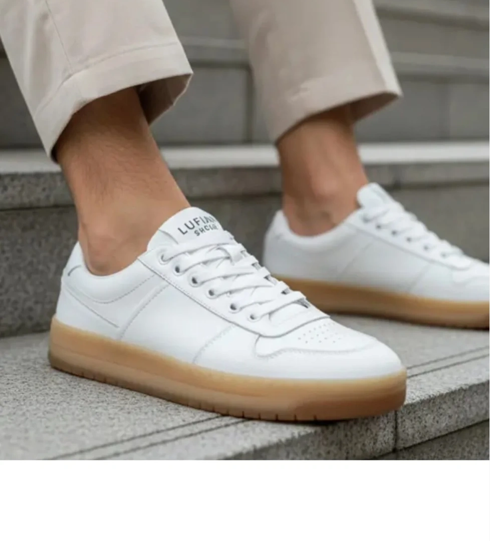 Lufian 111230257 Omar Sneaker Erkek Deri Ayakkabı