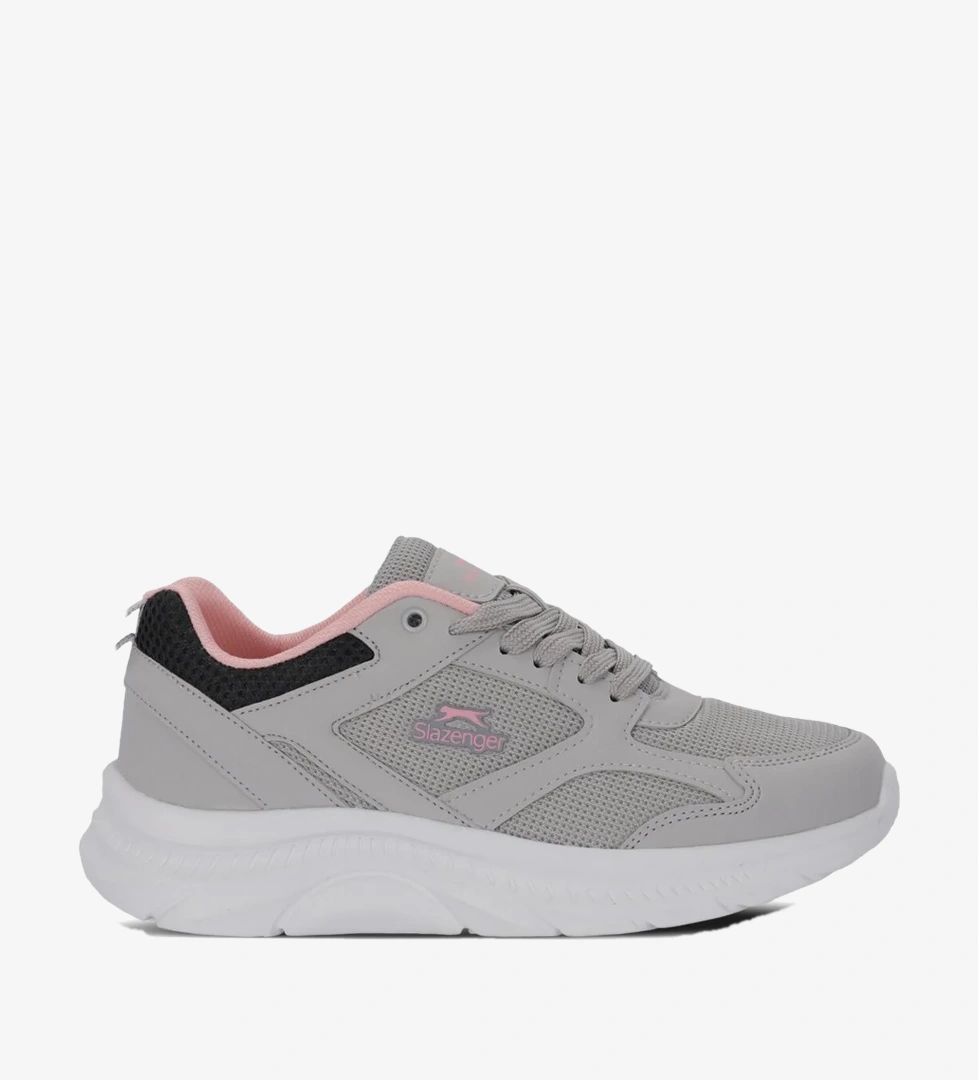 Slazenger GENESIS Kadın Gri / Pembe Koşu & Yürüyüş Spor Ayakkabısı