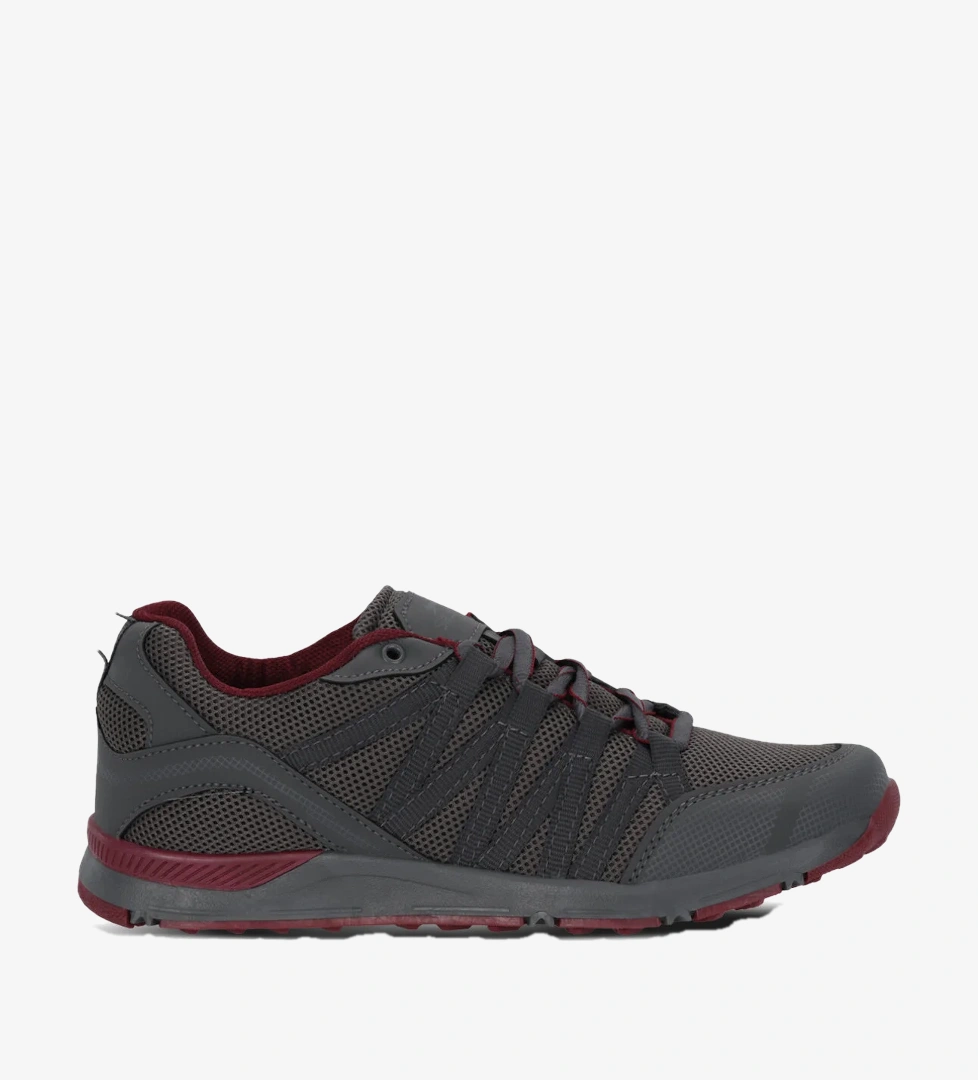 Slazenger ALBUS I Erkek Koyu Gri / Bordo Günlük Spor Ayakkabısı