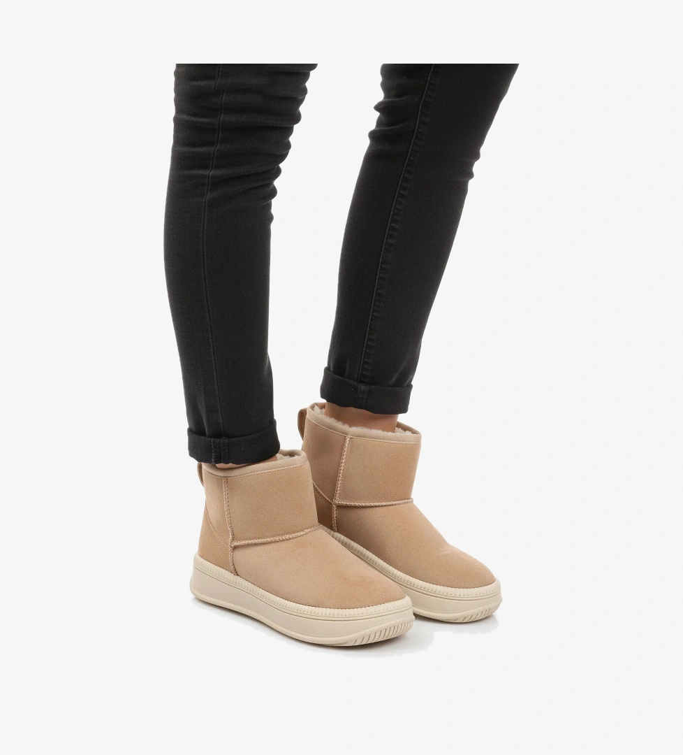 A Spor Taba A Spor Aspor Taba Kürklü Kadın Düz Bot