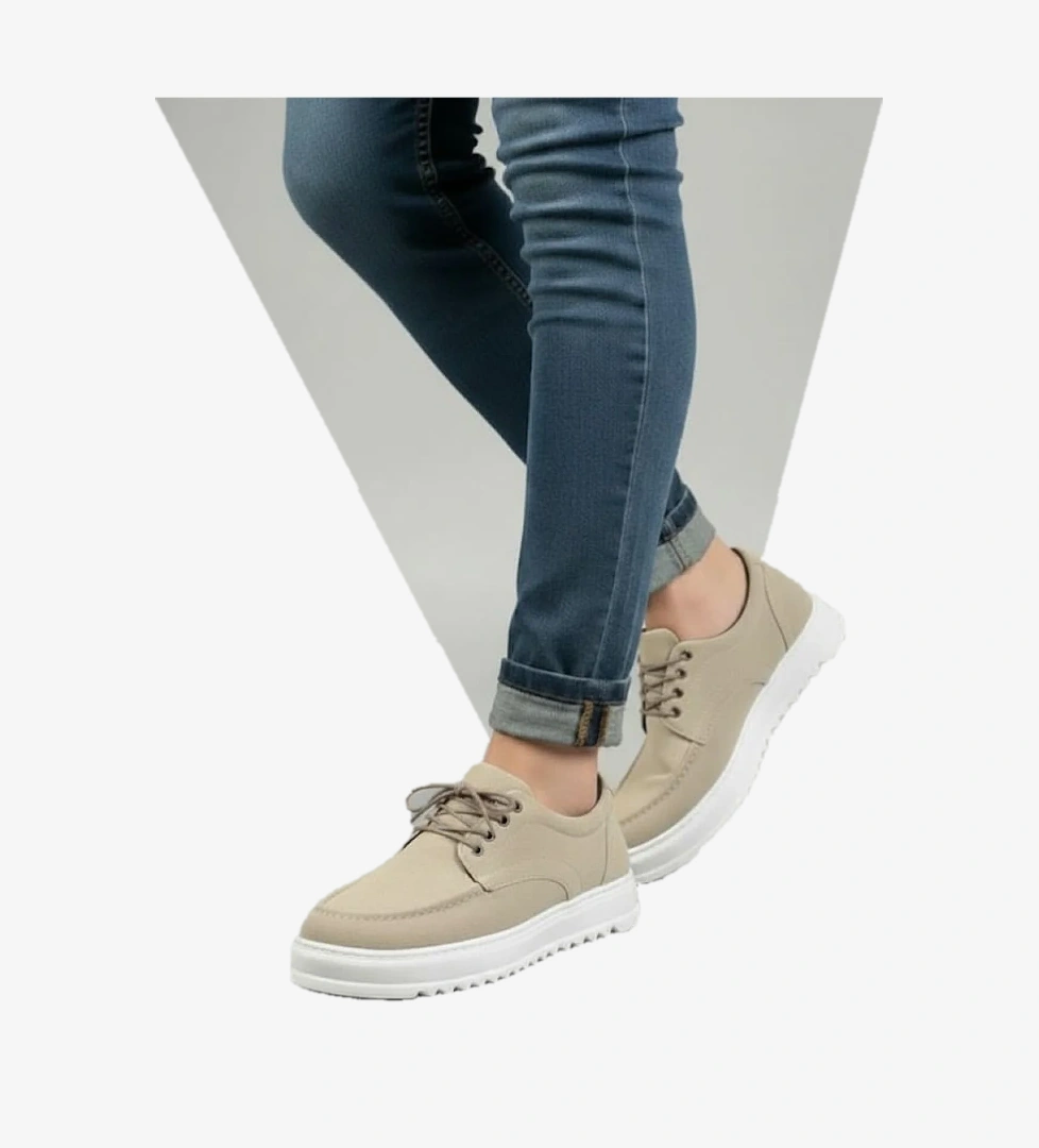 Pabucmarketi Taba Pabucmarketi Bağcıklı Erkek Günlük Ayakkabı