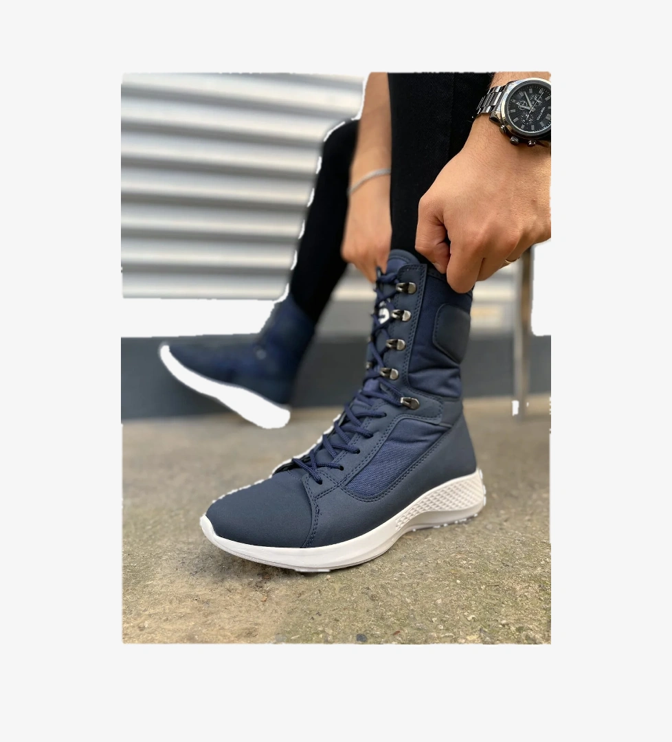 Pabucmarketi Haki Pabucmarketi Bağcıklı Erkek Postal Bot