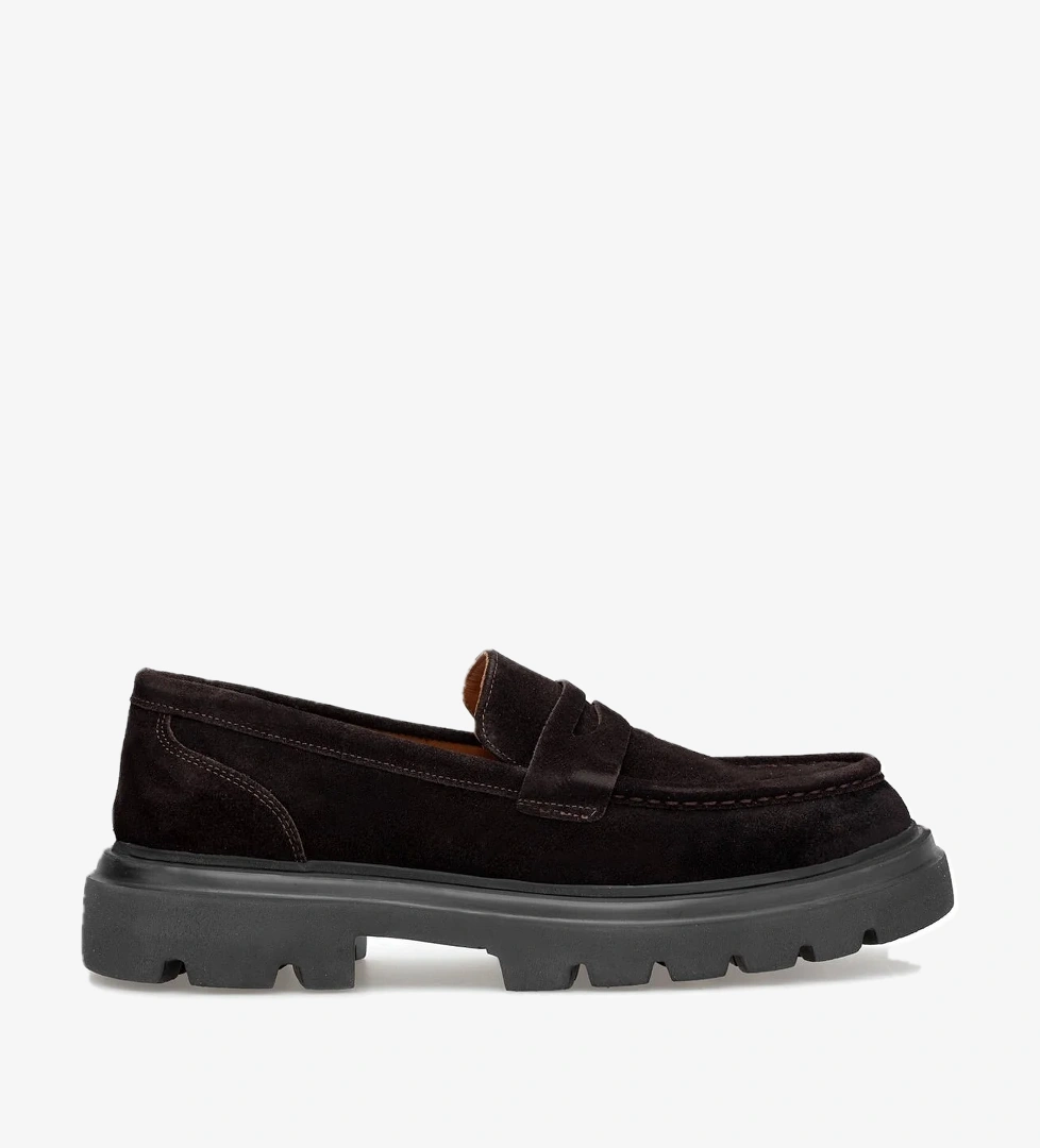 Ayakkabı Fuarı Gri Ayakkabı Fuarı Elit VRA466S Erkek Hakiki Deri Casual