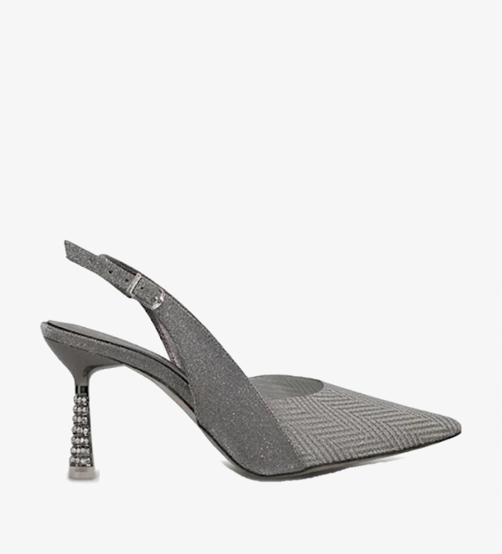 Ayakkabı Fuarı Gümüş Ayakkabı Fuarı Fuari Elit PM439 K3010 Kadın Klasik Topuklu