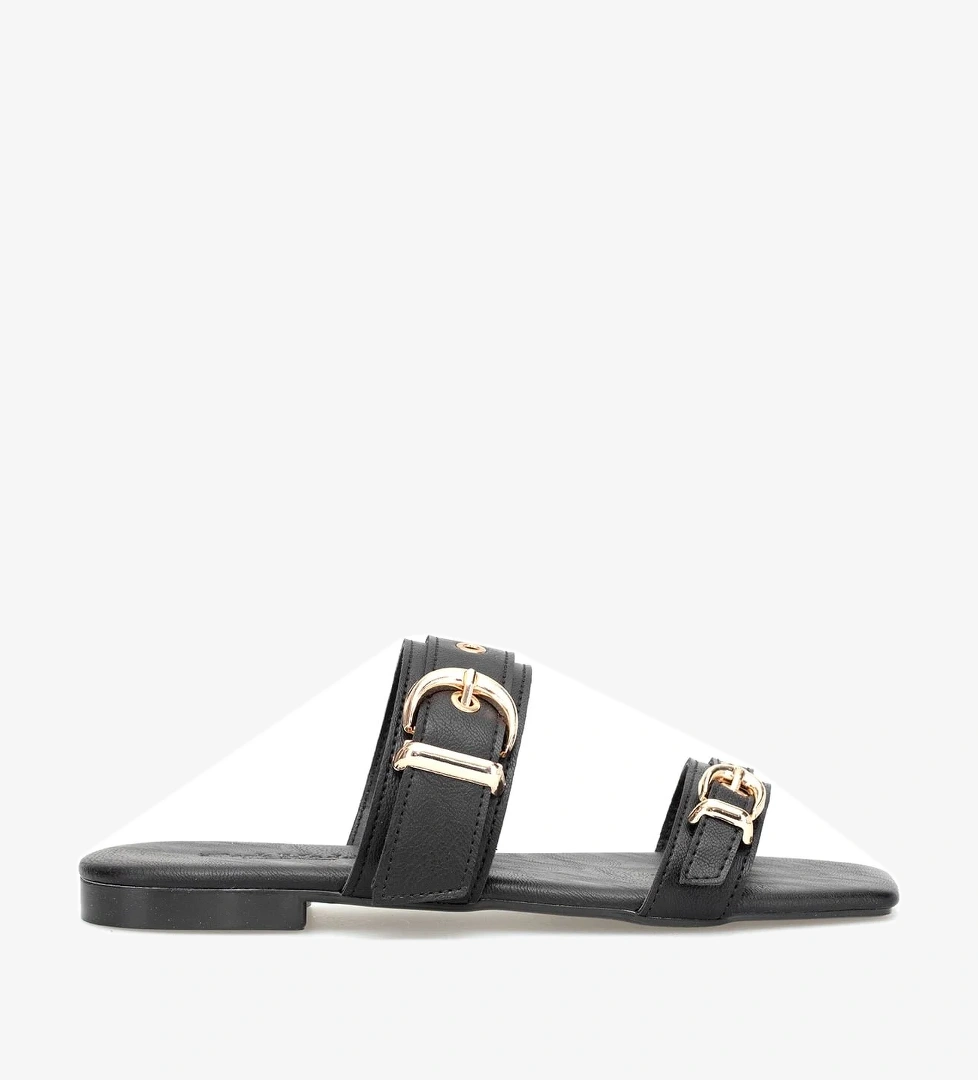 Ayakkabı Fuarı Bej Ayakkabı Fuarı Elit PM543 K927 Kadın Düz Terlik