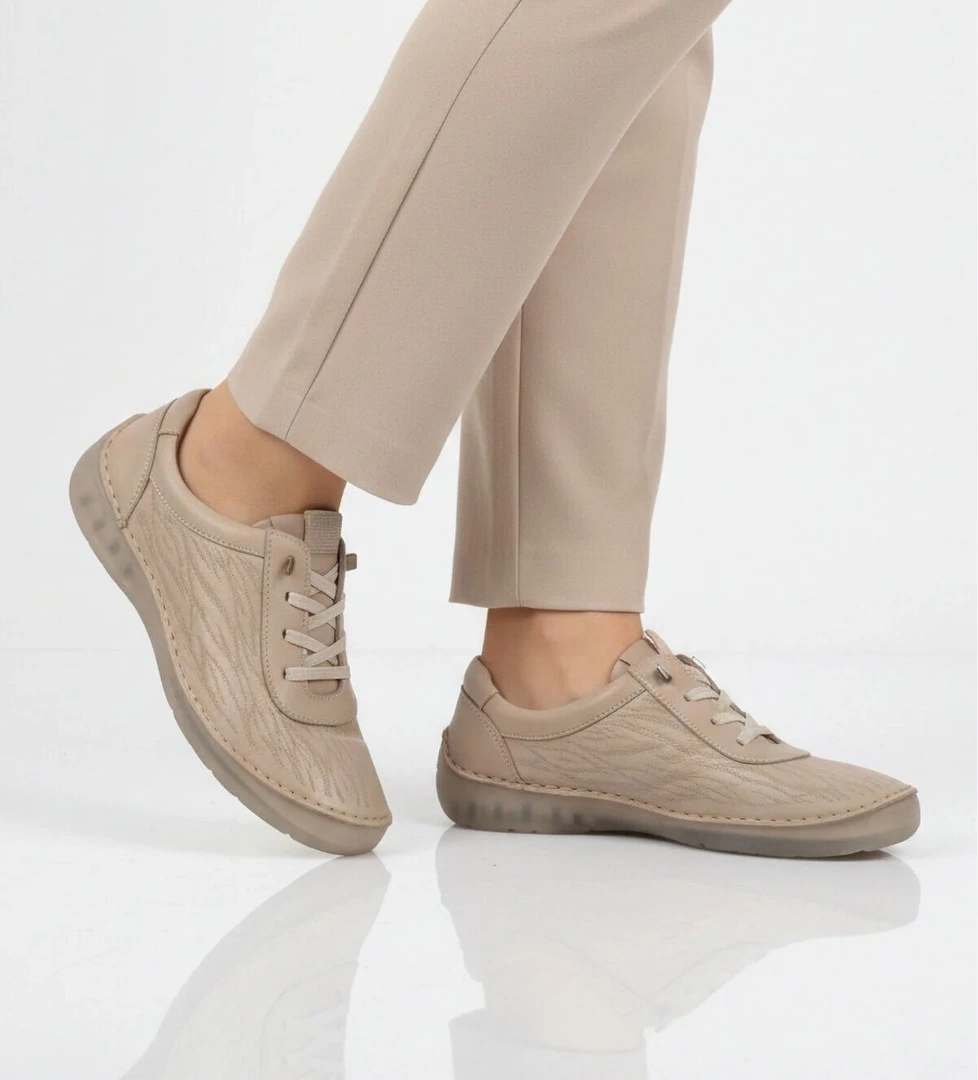 Ayakmod Siyah Ayakmod Premium Hakiki Deri Anatomik Kadın Casual Ayakkabı 44406 Z