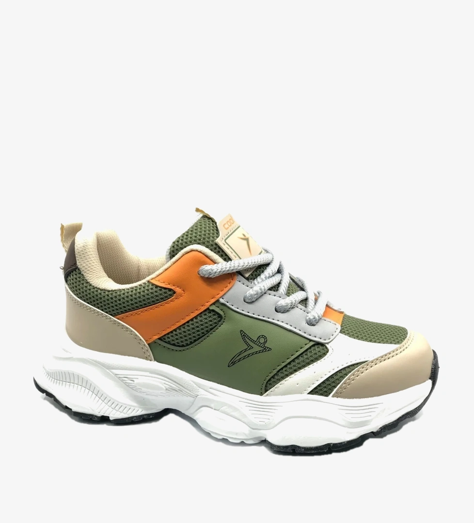 Cool Birian-26 Bağcık Görünümlü Cırt Cırtlı Sneaker Ortopedik Çocuk Spor Ayakkabı