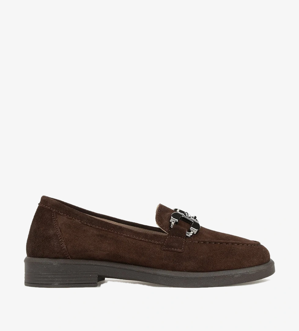 Ziya Kadın Hakiki Deri Loafer Ayakkabı 161359Z706 Kahve
