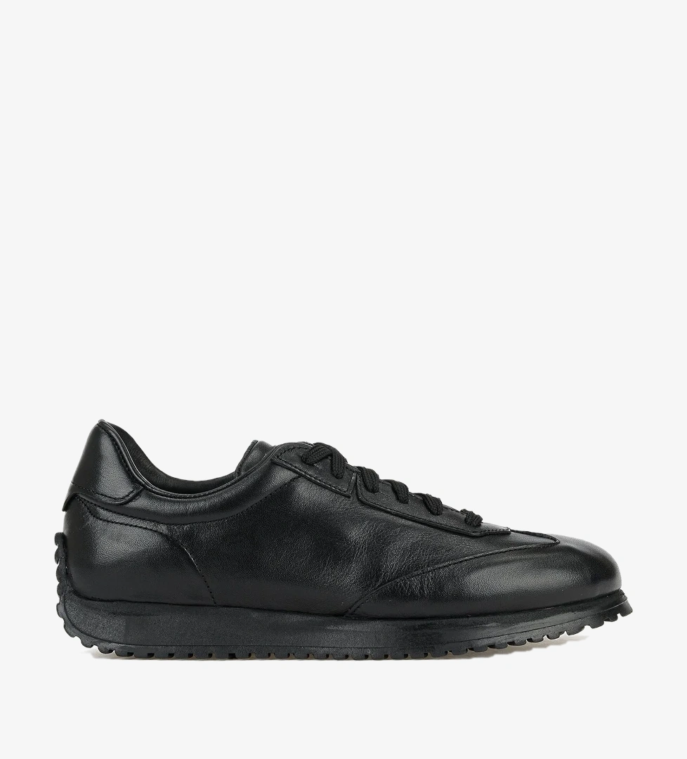 Ziya Erkek Hakiki Deri Sneaker 1611026Z229 Siyah