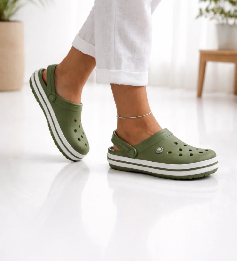 Crocs Beyaz Crocs Crocband Günlük Rahat Terlik