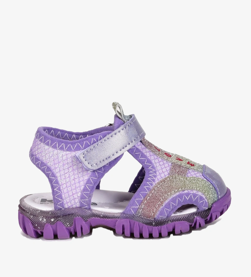 Kiko Kids Marsa Cırtlı Kız Bebek Sandalet Lila