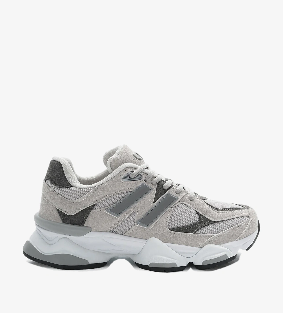 Tonny Black Gri Tonny Black Poli Taban Unisex Anorak Desenli Yüksek Bağcıklı Spor Ayakkabı