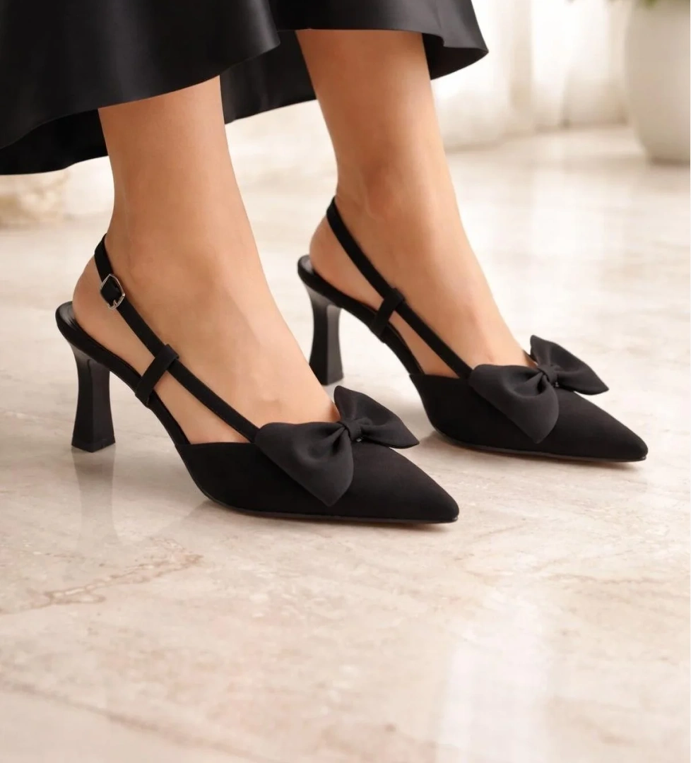 Odesa Ayakkabı Kahverengi Odesa Ayakkabı Odesa Zarif Fiyonk Detaylı Sivri Burun Kadın