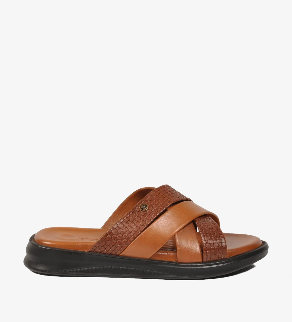 Pierre Cardin Siyah Pierre Cardin Hakiki Deri Erkek Terlik PC-7336 M