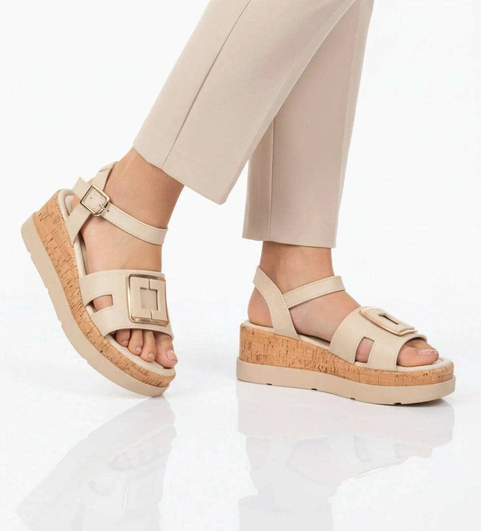 Ayakmod Siyah Ayakmod Hafif Kadın Topuklu Sandalet 35181 G