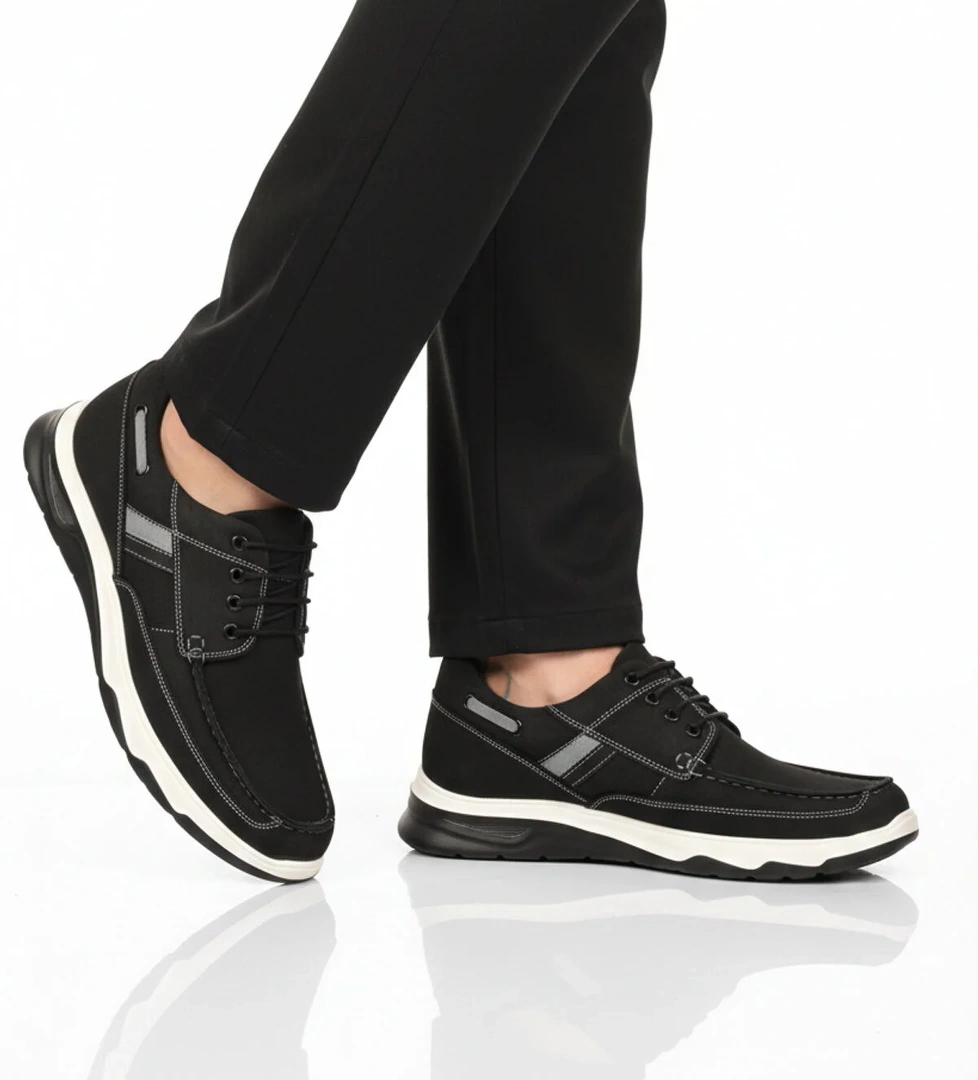 Ayakmod Lacivert Ayakmod Hakiki Deri Erkek Casual Ayakkabı 2676 M