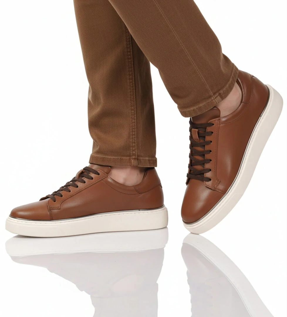 Ayakmod Lacivert Ayakmod Premium Hakiki Deri Erkek Casual Ayakkabı 2689 M