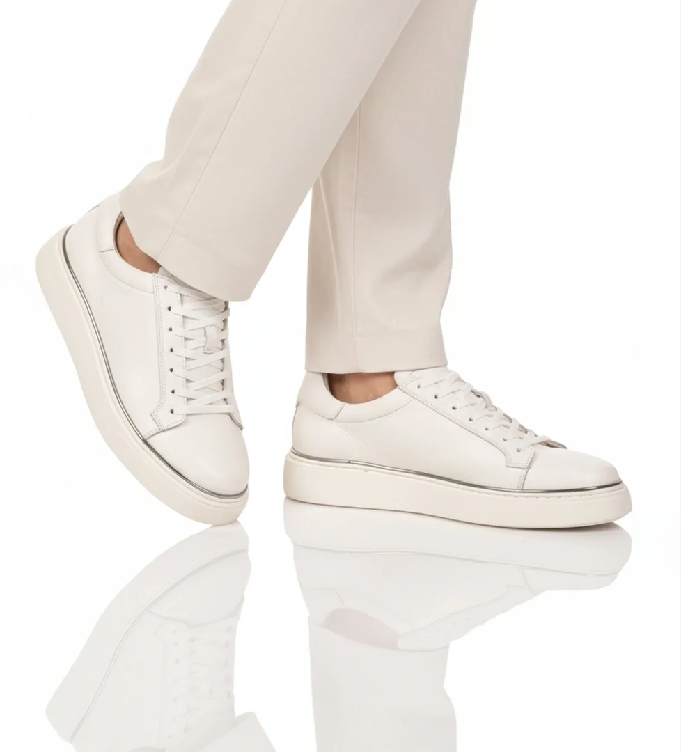 Ayakmod Lacivert Ayakmod Premium Hakiki Deri Erkek Casual Ayakkabı 2689 M