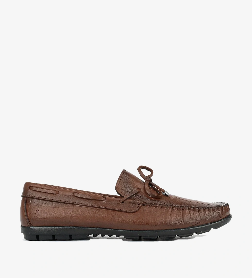Ziya Erkek Hakiki Deri Loafer 161423Z42 Taba