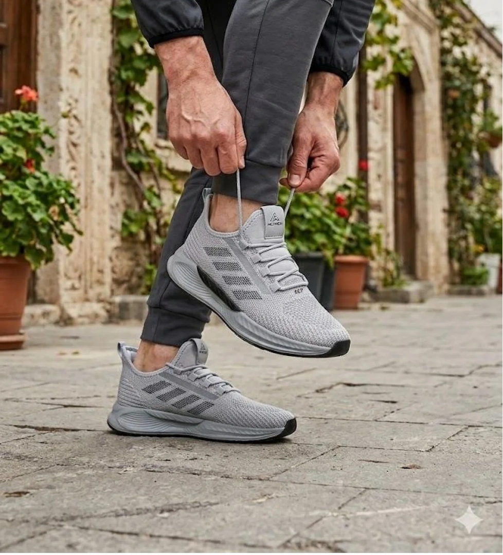 Fort 0141 Acropol Rahat Hafif Anatomik Triko Bağcıksız Sneaker Spor Ayakkabı