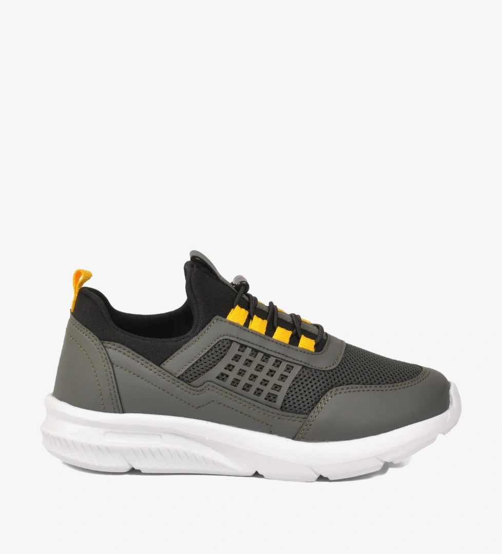 Walkway Haki Sarı Erkek Çocuk Spor Ayakkabı
