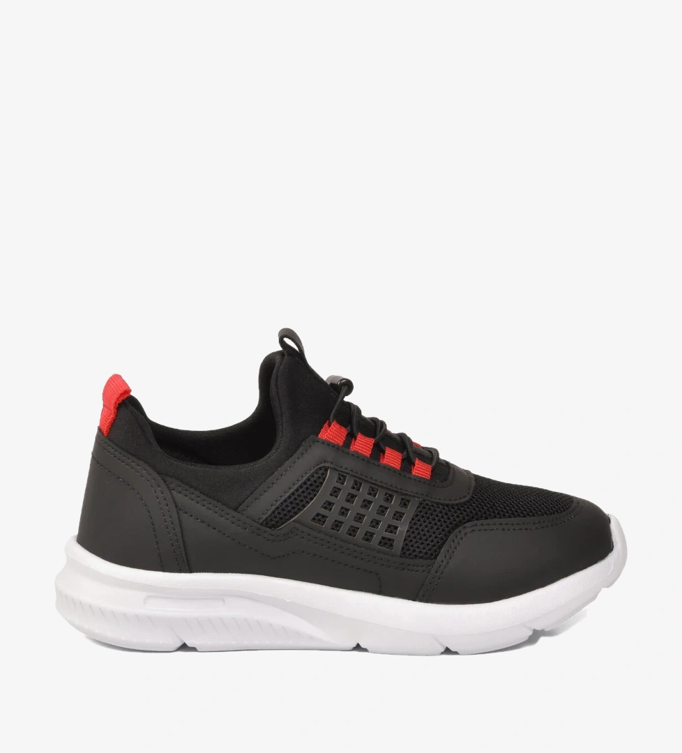 Walkway Siyah Beyaz Unisex Çocuk Spor Ayakkabı