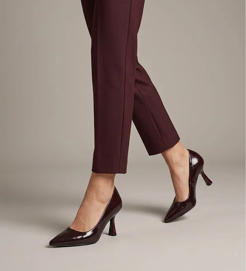 Ayakkabı Fuarı Siyah Ayakkabı Fuarı Fuari Elit MST1184R Kadın Klasik Topuklu