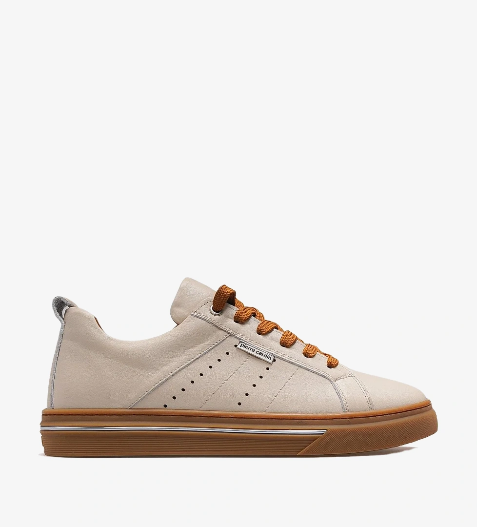Pierre Cardin Erkek Deri Casual Günlük Ayakkabı 26y 42095 Bej