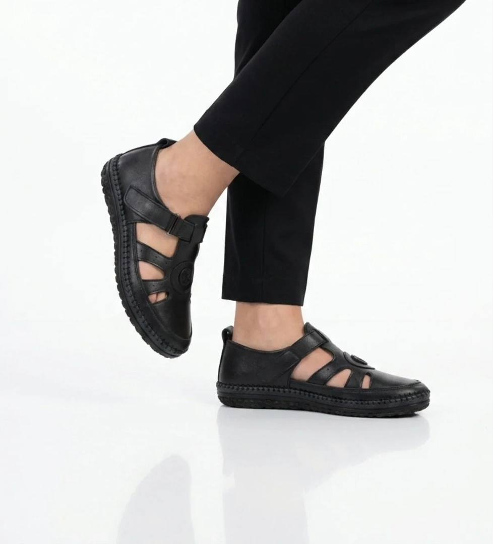 Voyager Siyah Voyager Hakiki Deri Anatomik Kadın Casual Ayakkabı Z520 Z