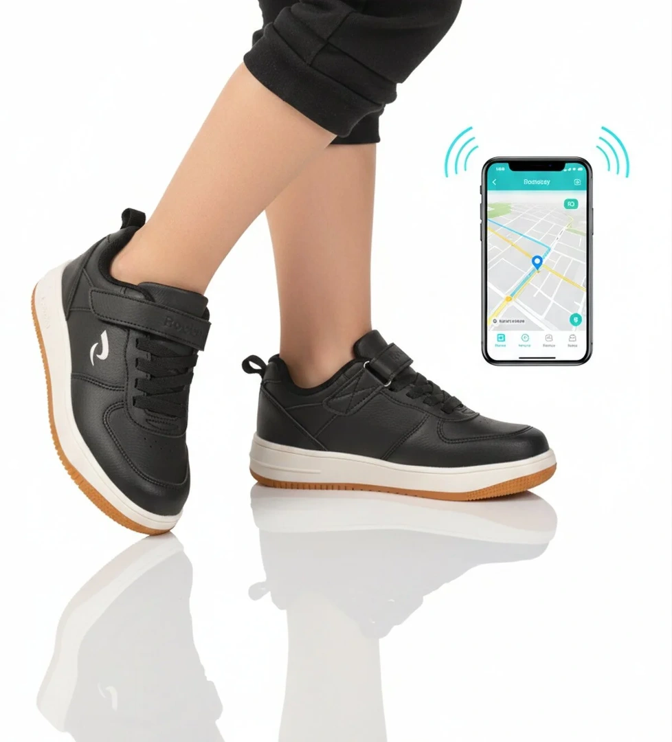 Rocky Siyah Gps Takip Özellikli Unisex Çocuk Spor Ayakkabı Follow F