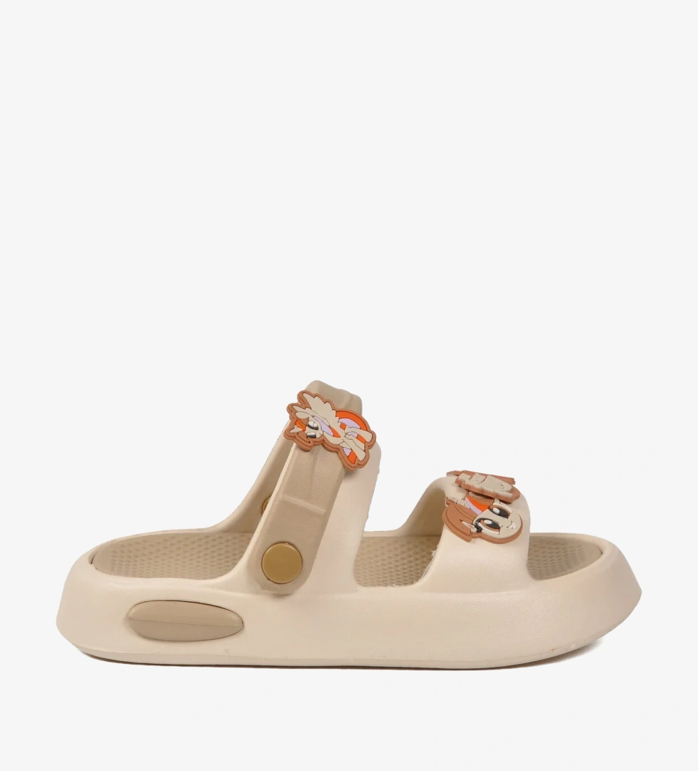 Walkway Ekru Eva Unisex Çocuk Terlik