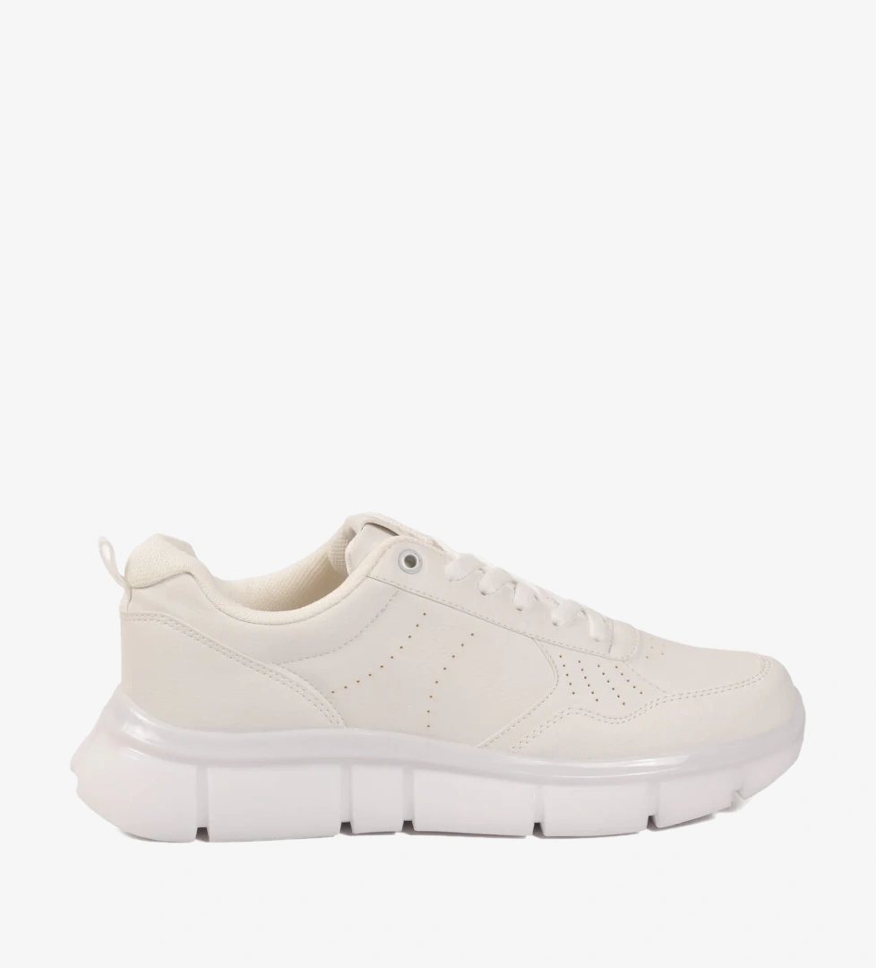 Walkway Beyaz Bağcıklı Erkek Sneaker