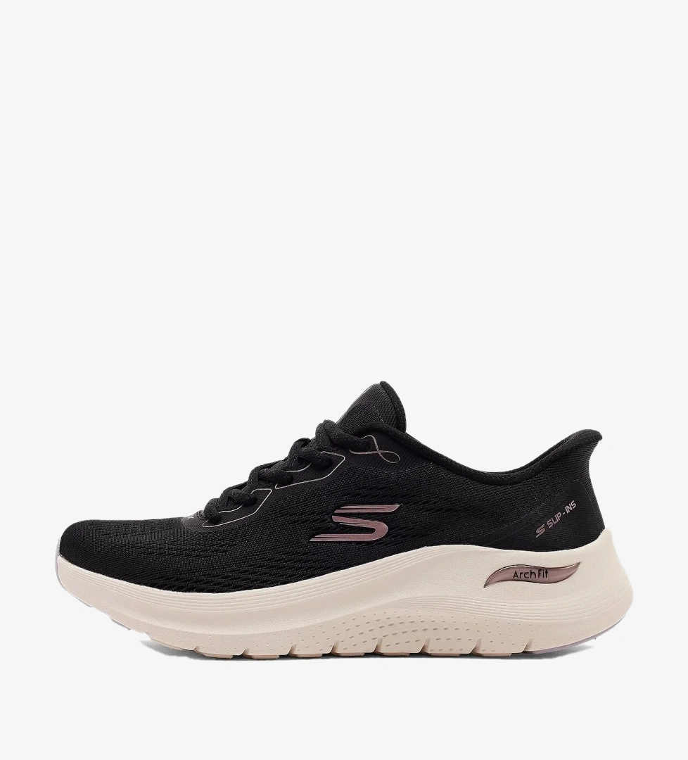 Skechers Bayan Ayakkabı 150338 BKRG Siyah-Pembe Altın