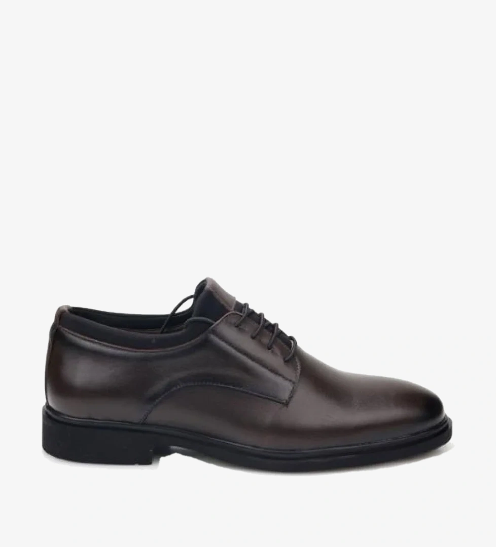 Papuçcity Bzky 2145 Erkek Klasik Eva Taban Deri Ayakkabı