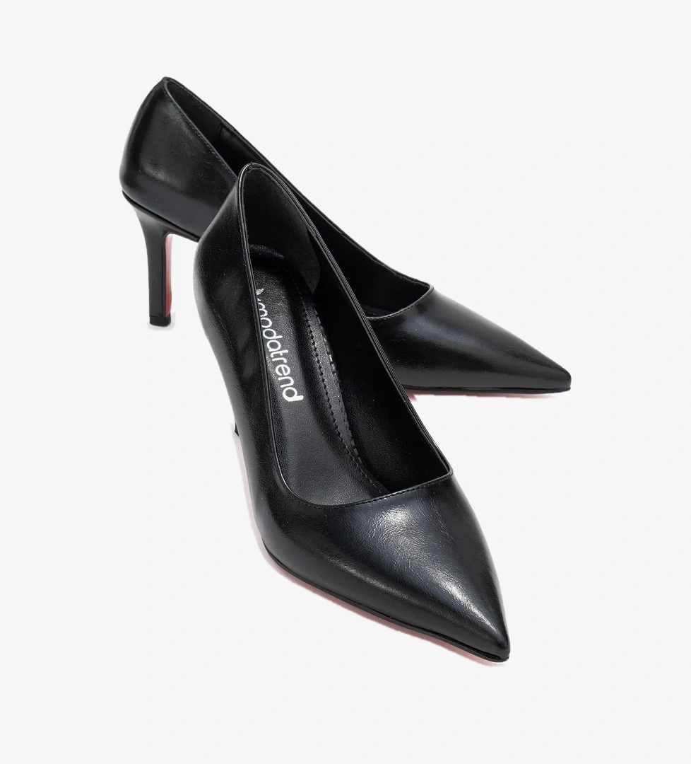 Ccway Siyah Ccway Stiletto Kadın Ayakkabı