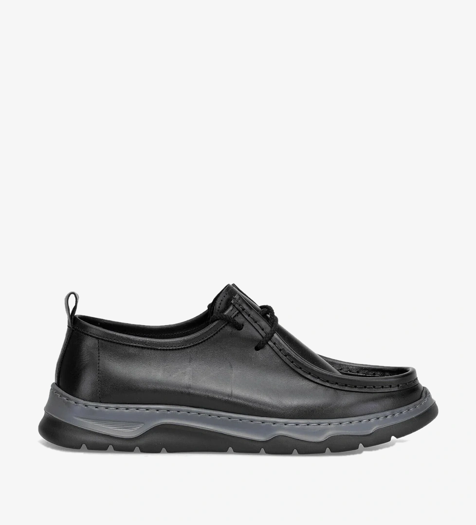 Ayakkabı Fuarı Luciano Bellini 26K-E16403 Formal Erkek Casual Ayakkabı Siyah