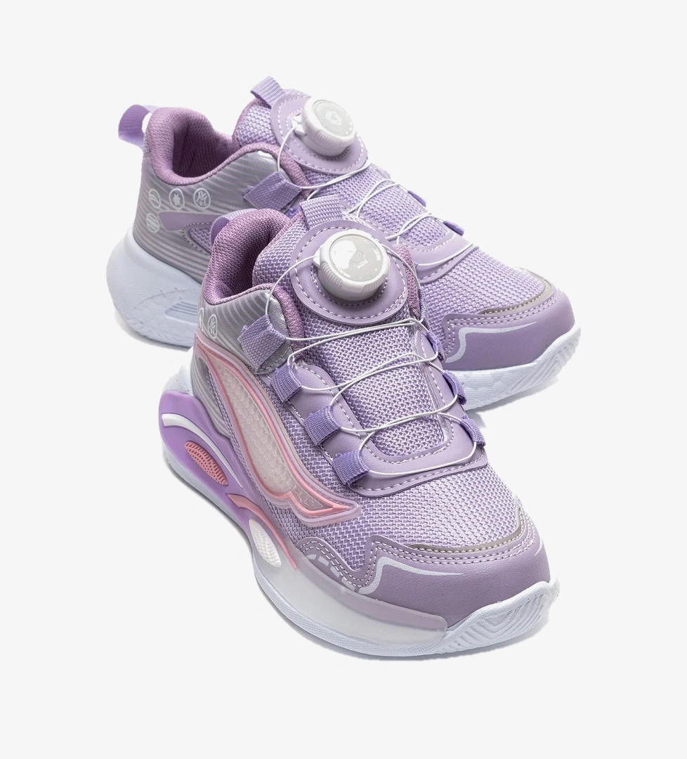 Ccway Kilitli Bağcık Anorak Çocuk Spor Ayakkabı 26-30 LİLA PEMBE