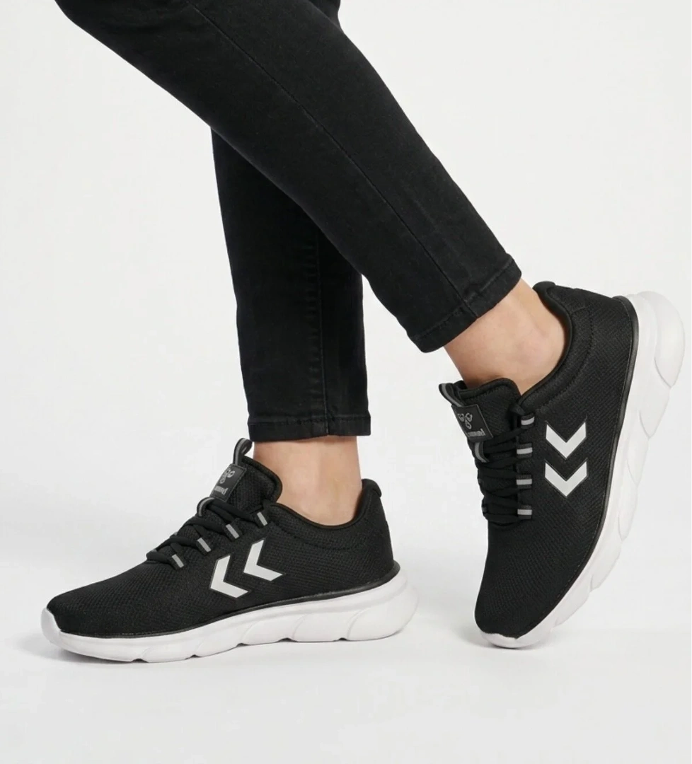 Hummel Siyah Fileli Hafif Esnek Unisex Spor Ayakkabı 900899 Hml Tyro II