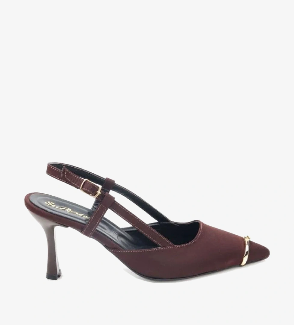 Papuçcity Sprs 03402 Arkası Açık Topuklu Stiletto Abiye Ayakkabı
