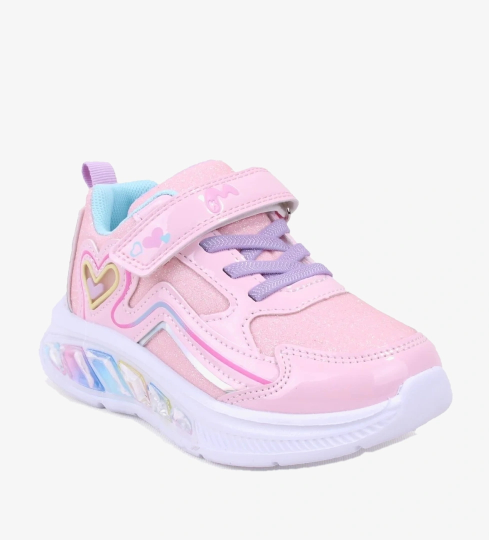Marco Kids 03-26Y313 Pembe Ortopedik Günlük Işıklı Kız Çocuk Spor Ayakkabı