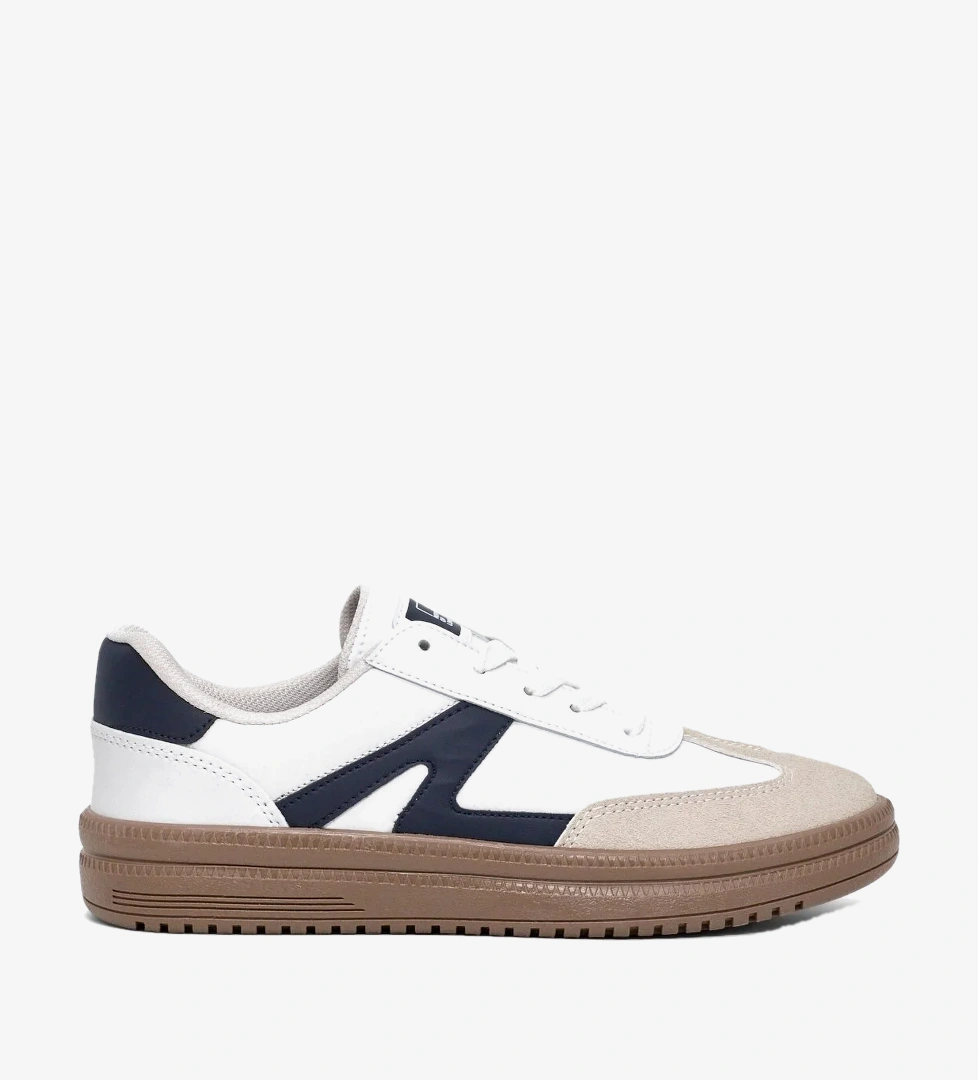 Tonny Black Beyaz Tonny Black Rahat Kalip Kadın Kauçuk Taban Bağcıklı Sneaker
