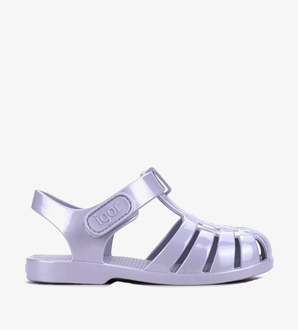 Igor S10367 CLASICA NACAR Lila Kız Çocuk Sandalet