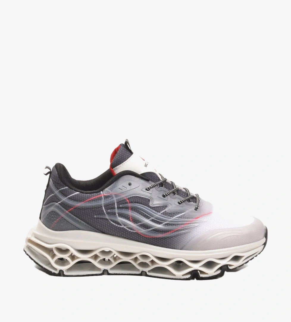 MCjAMPER Beyaz Memory Foam Bağcıklı Erkek Sneaker