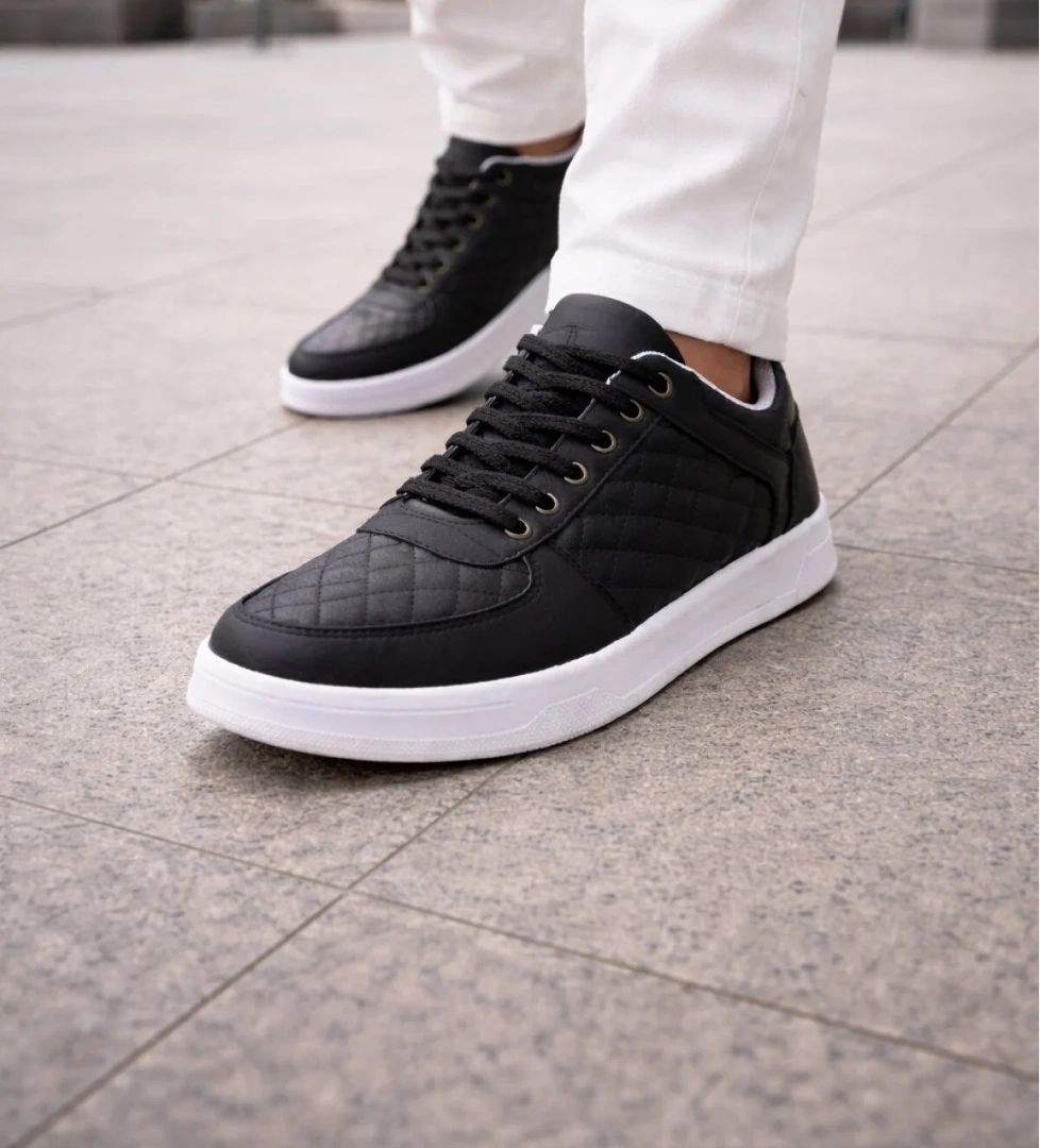 Ghattix 26Y Erkek Günlük Sneaker Ayakkabı Siyah Siyah