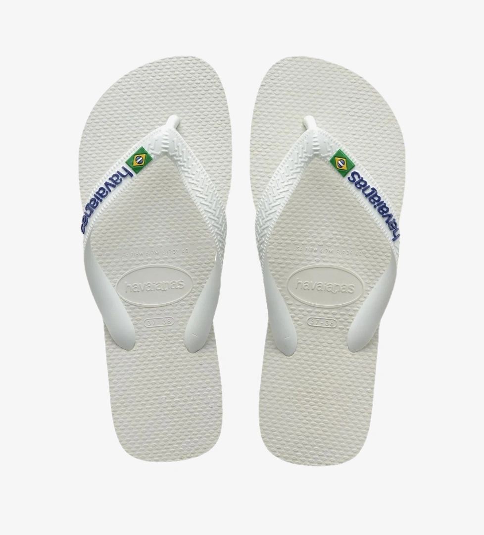 Havaianas 4110850 Brasil Logo Parmak Arası Beyaz Unisex Terlik